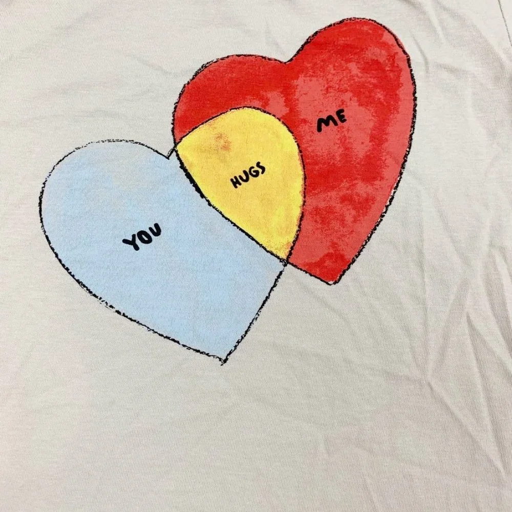 Gymboree Lot of 2 striped heart graphic t-shirt‎